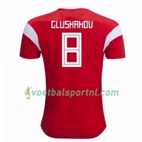 Rusland Glushakov 8 Thuis Shirt WK voetbal 2018